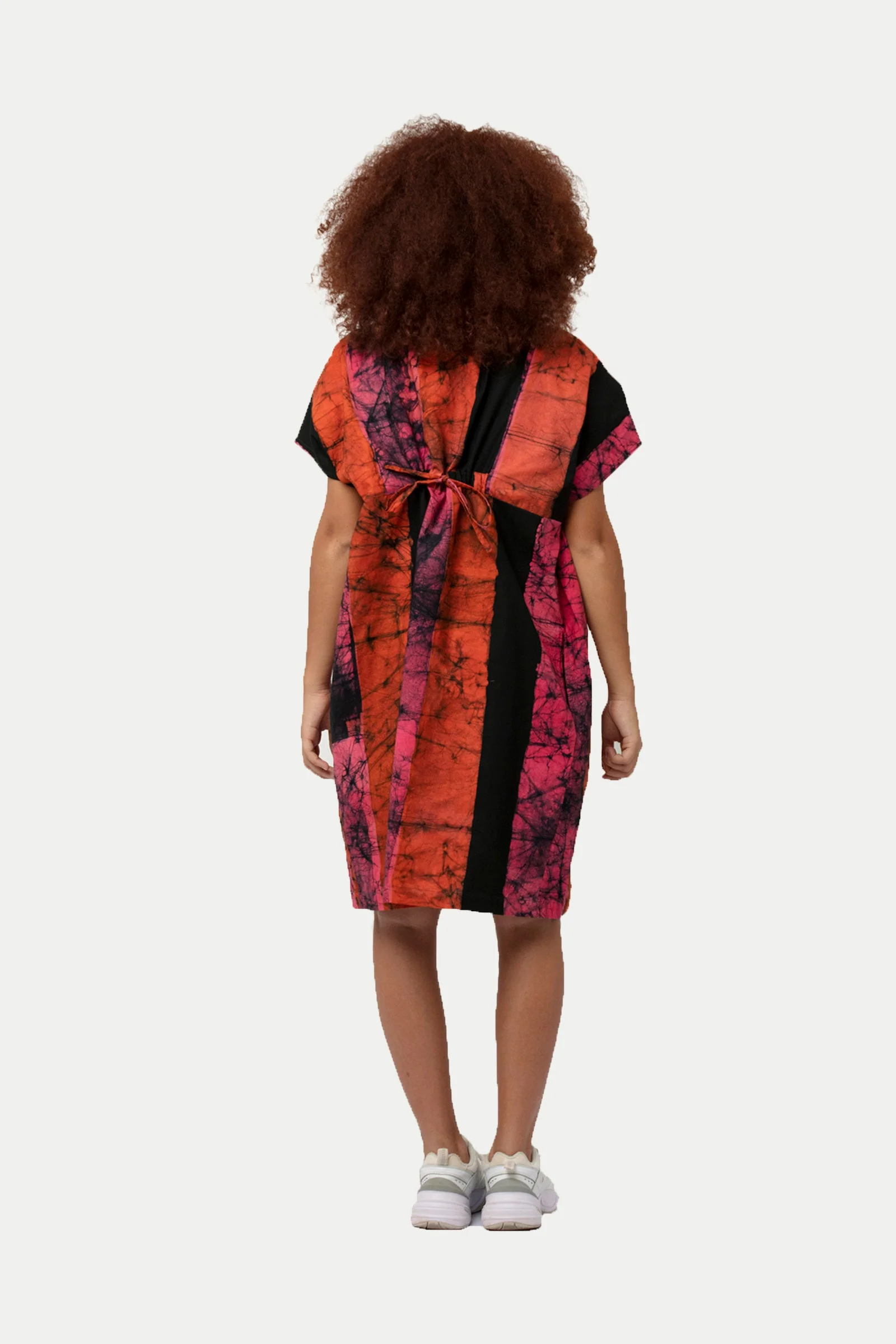 Bata Dress in Carmine - Image 14