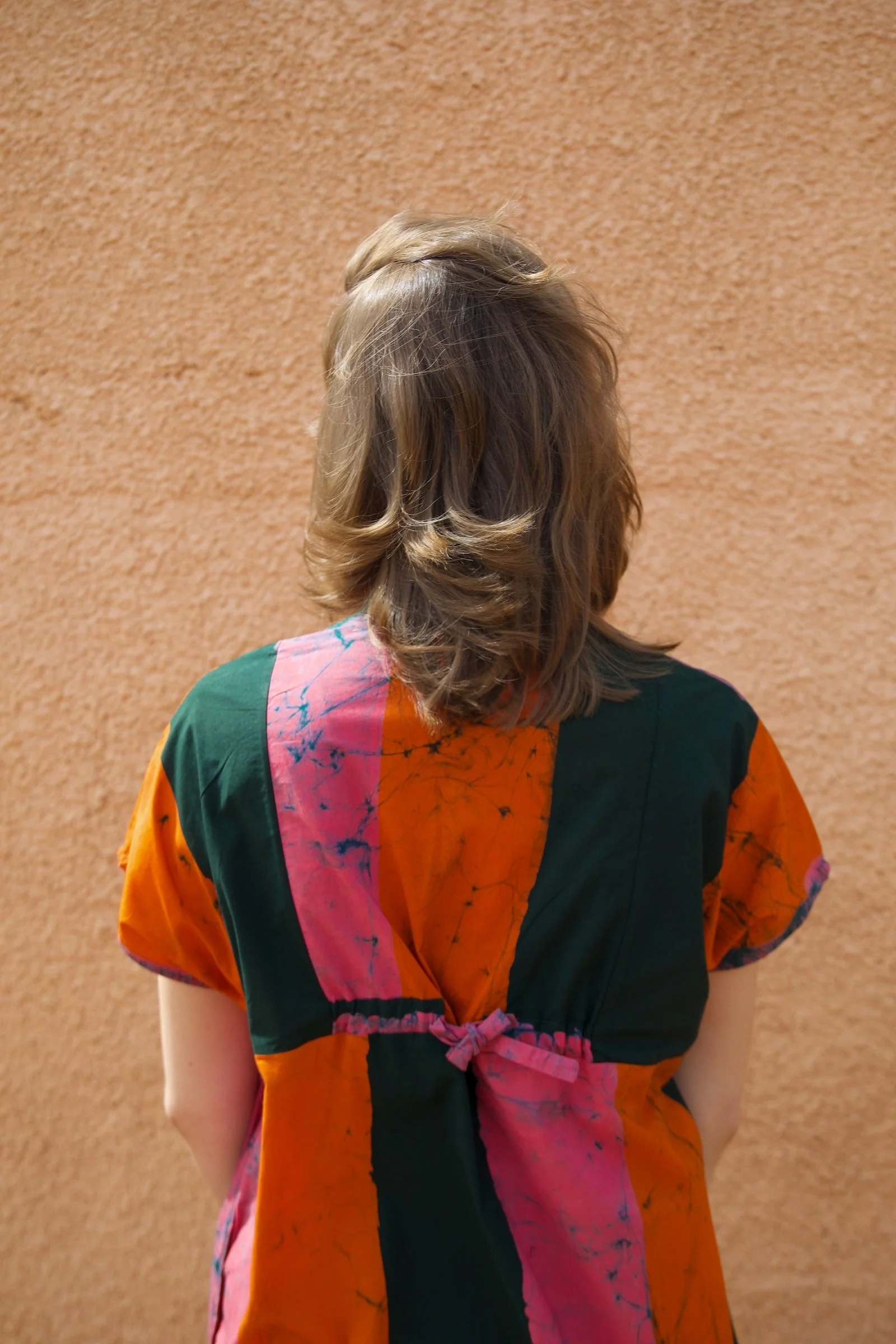 Bata Dress in Carmine - Image 3