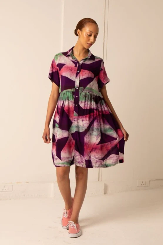 Helia Dress in Milvo - Image 3